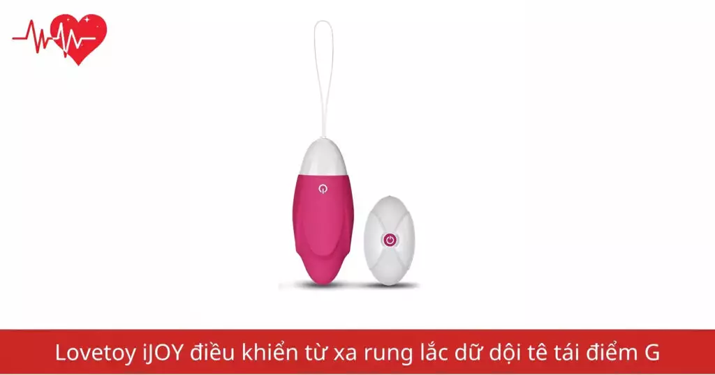 Trứng rung Lovetoy JOY điều khiển từ xa rung lắc…