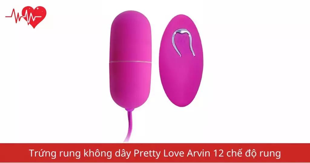 Trứng rung không dây Pretty Love Arvin 12 chế độ…