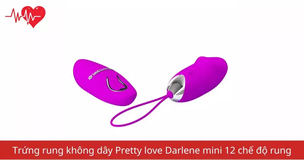 Trứng rung không dây Pretty love Darlene mini 12 chế…
