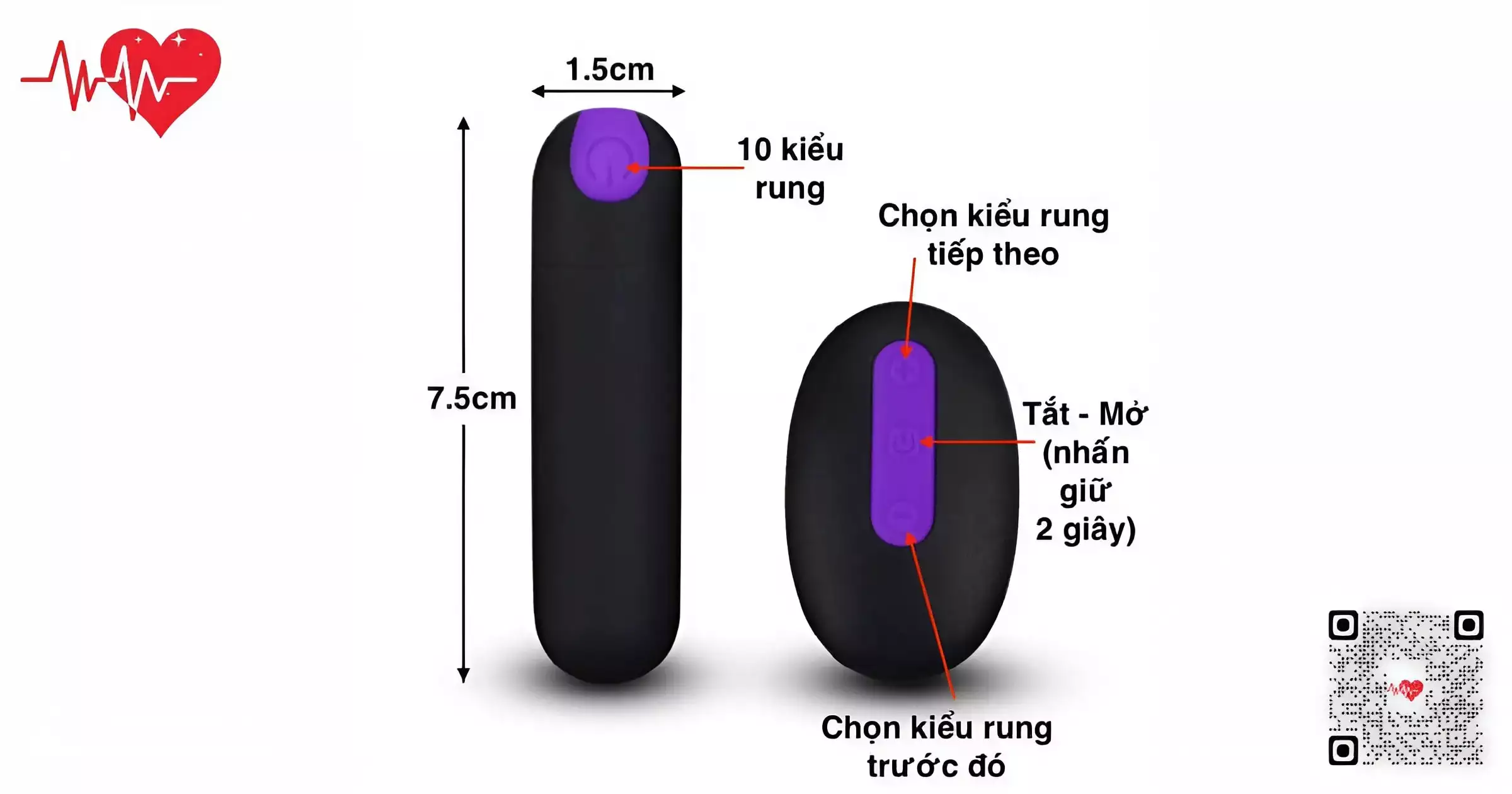 Trứng rung điều khiển từ xa quần lót Lovetoy