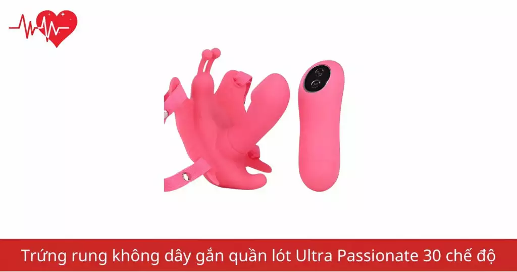 Trứng rung không dây Ultra Passionnate với 30 chế độ…