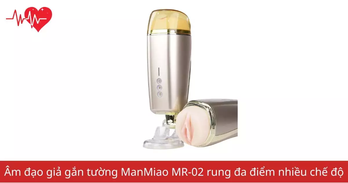 Âm đạo giả gắn tường ManMiao MR-02 rung đa điểm