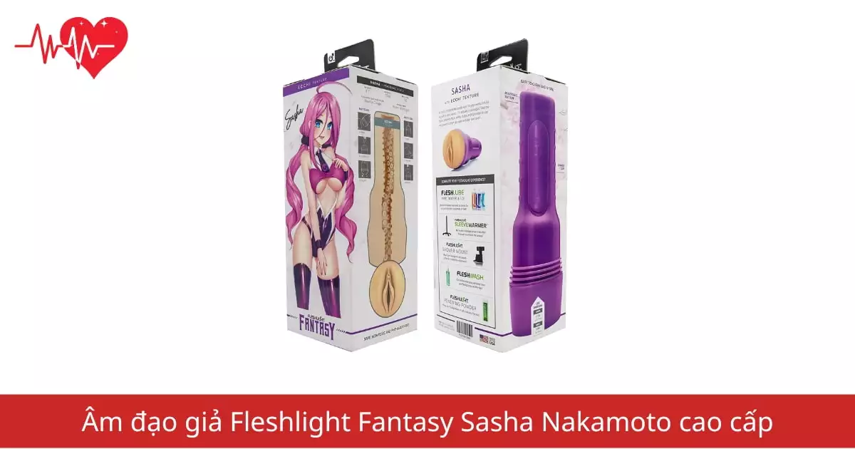 Âm đạo giả Fleshlight Fantasy Sasha Nakamoto cao cấp