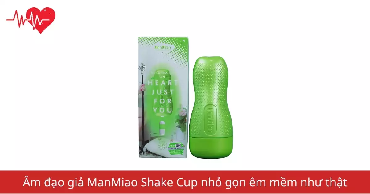 Âm đạo giả ManMiao Shake Cup nhỏ gọn êm mềm…