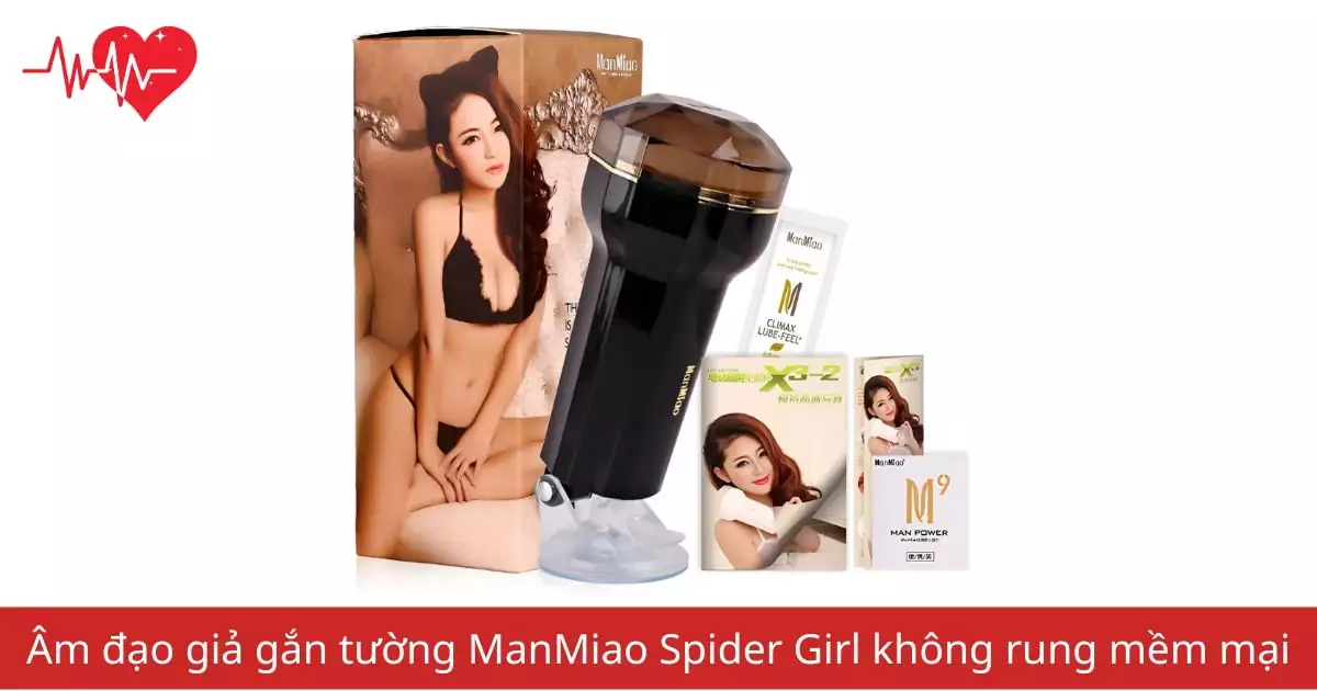 Âm đạo giả gắn tường ManMiao Spider Girl không rung…
